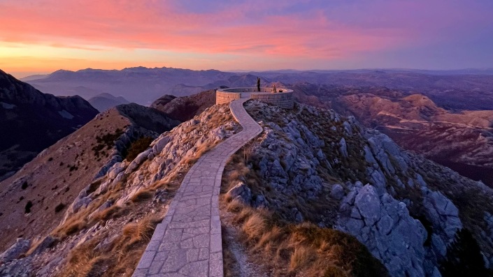 Montenegro Black Mountains - The Lovćen National Park of Cultural Importance