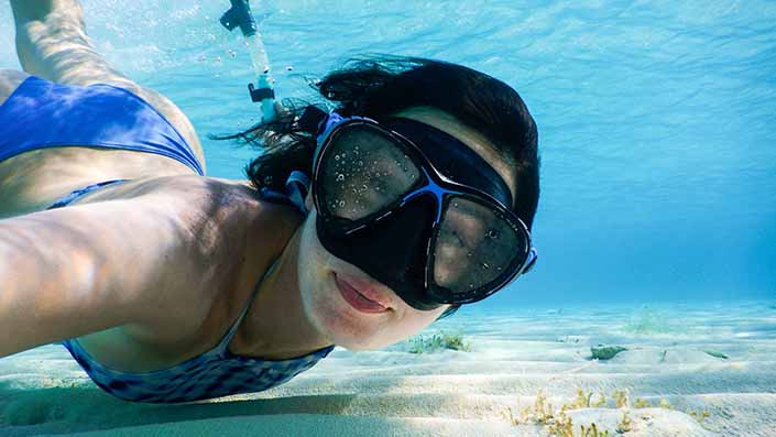 Swimming, Sunbathing and Snorkeling in Budva
