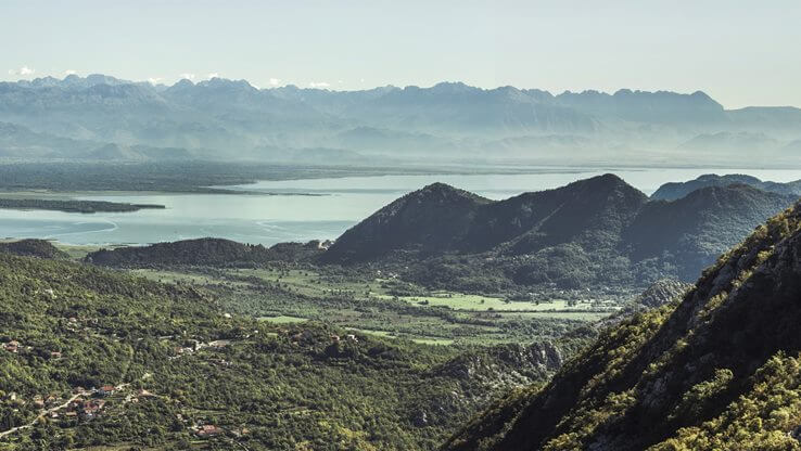 Piva lake Montenegro – the reservoir among the lakes of Montenegro