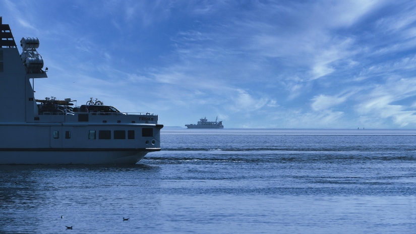 Which ferry companies operate this route?